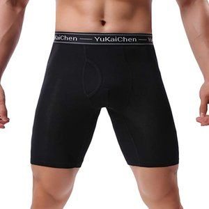 YuKaiChen Soft Bamboo Fiber Underwear Long Boxer